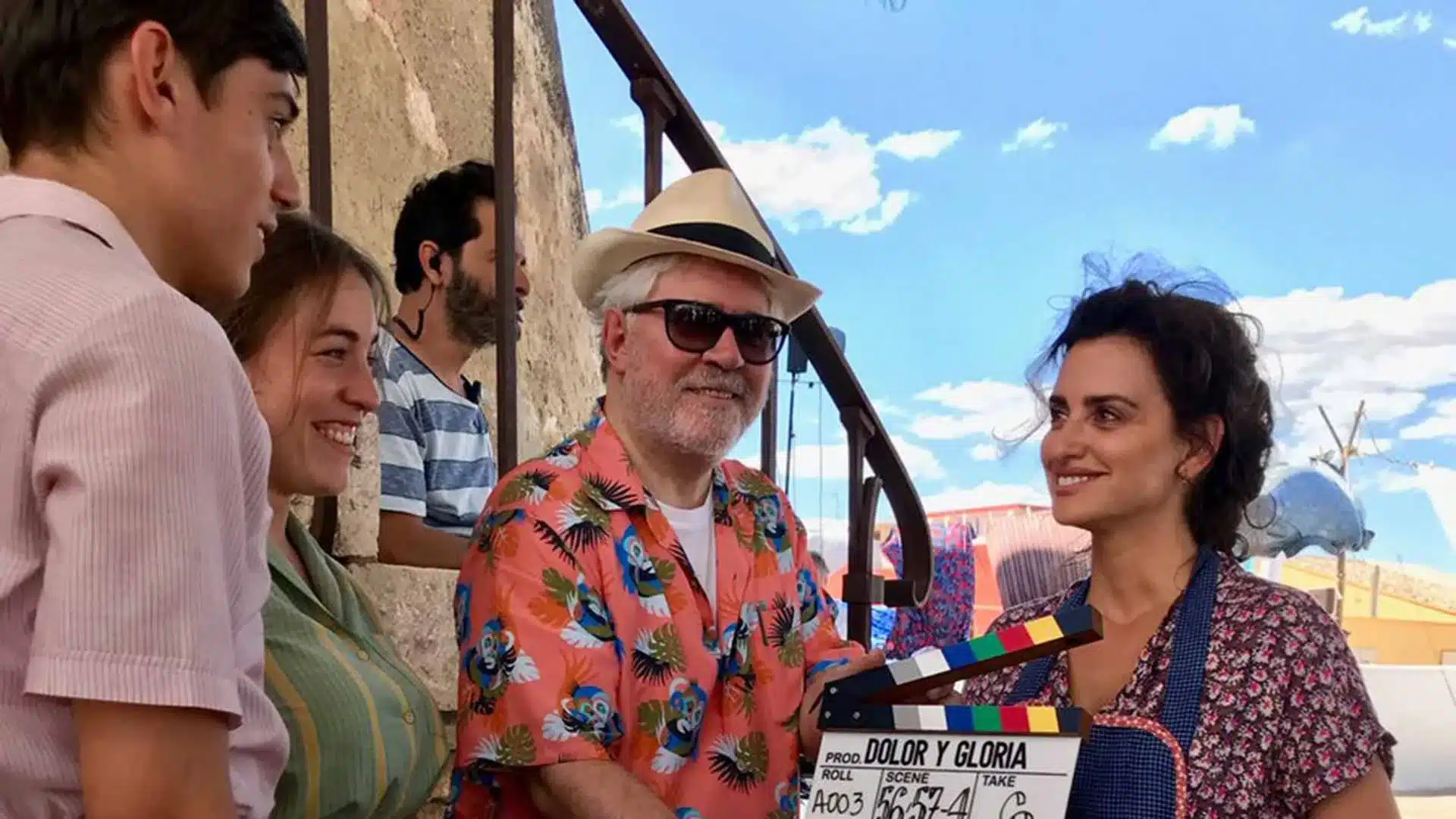 Pedro Almodóvar filmación Dolor y gloria