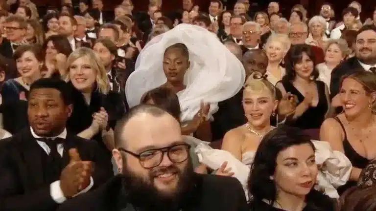 Oscar vestido blanco