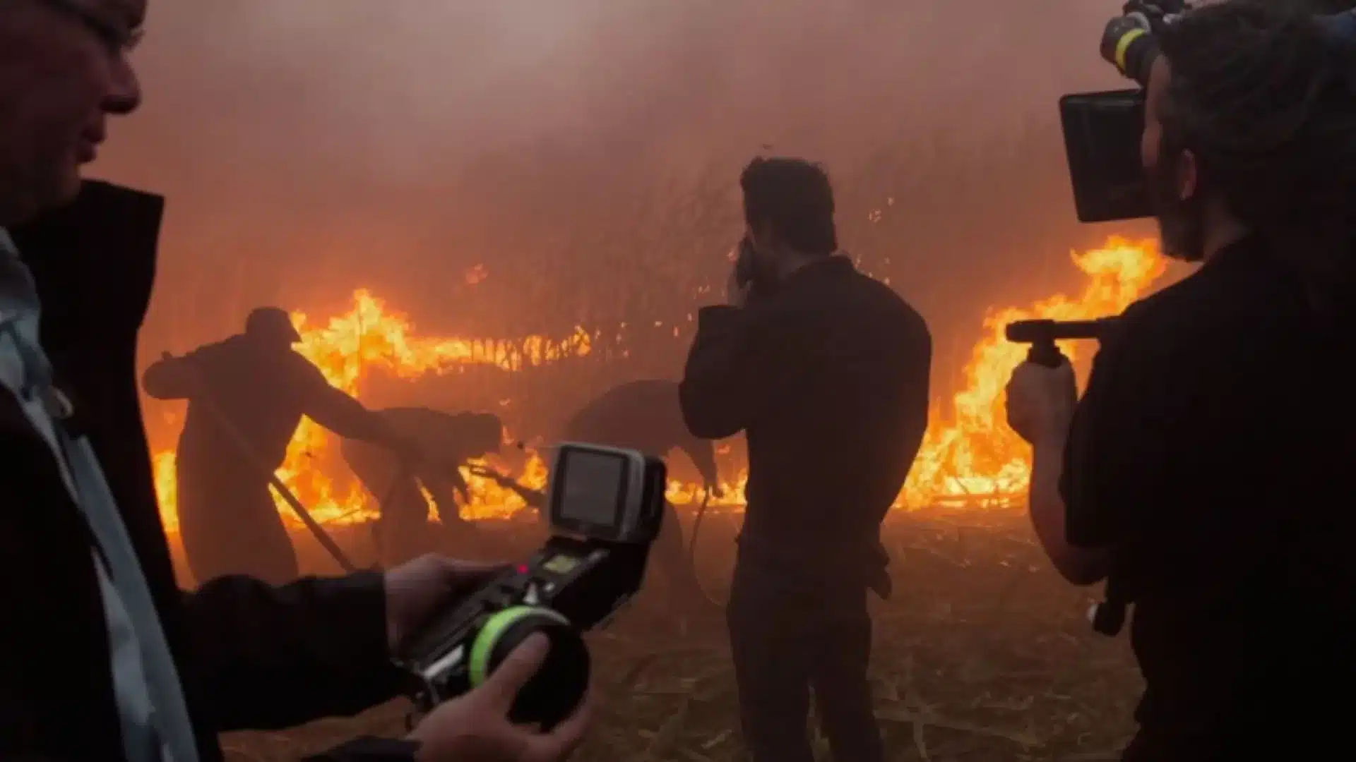 Escenas de incendios en Interestelar