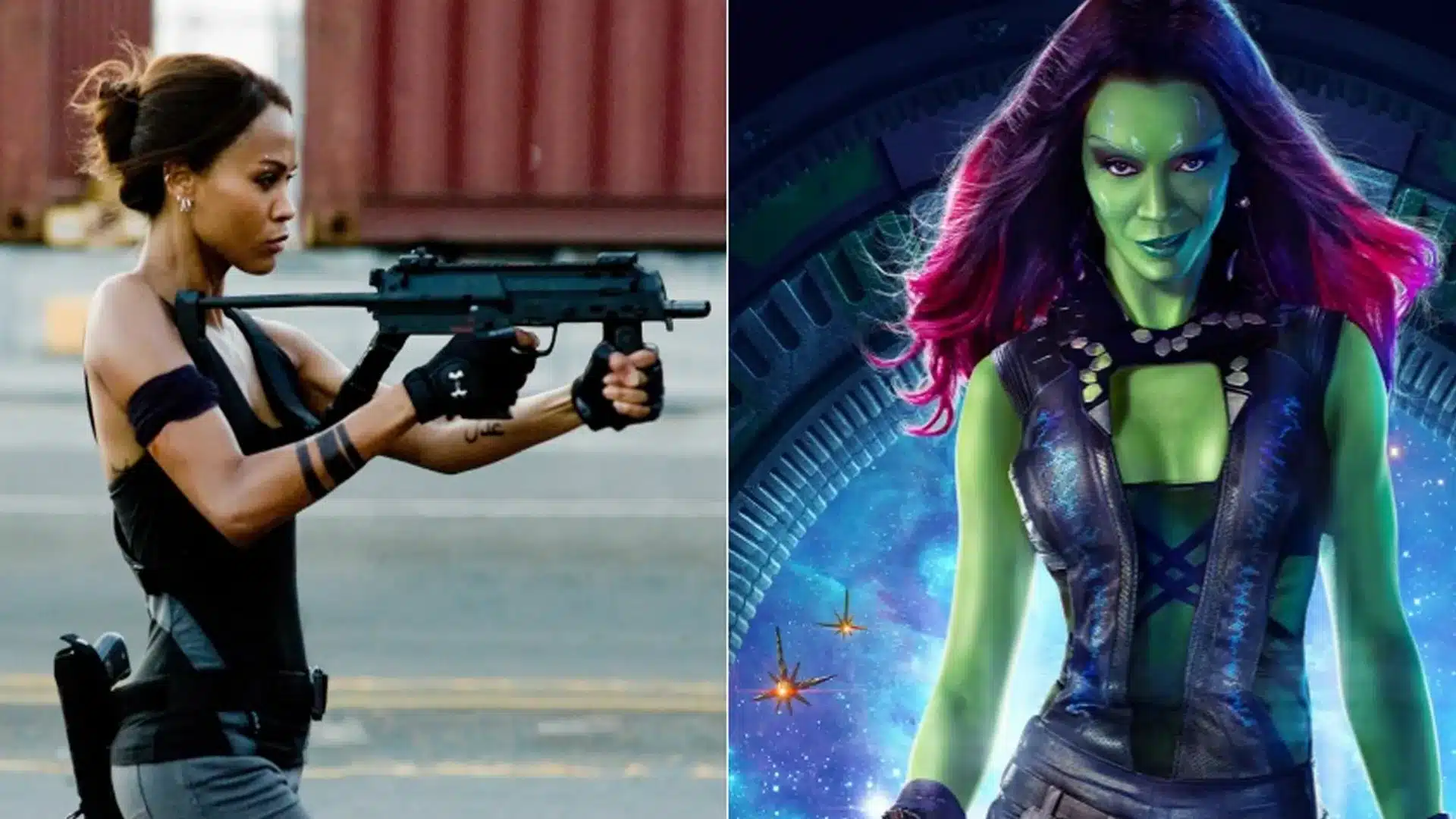 Zoe Saldana Marvel y DC