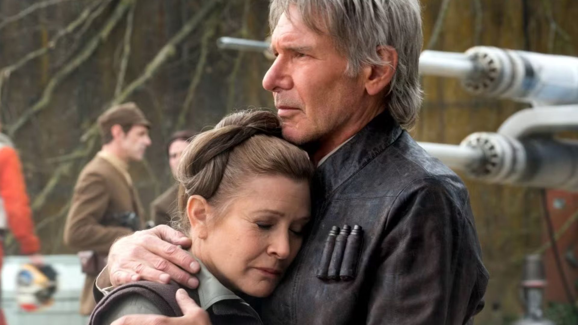 Han Solo y Leia