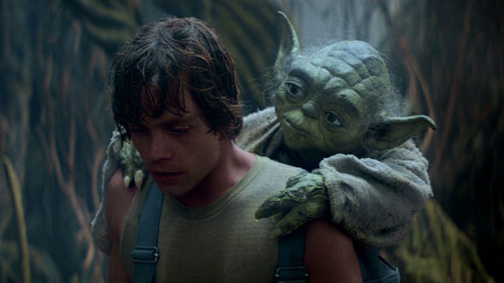 Luke Skywalker y Yoda