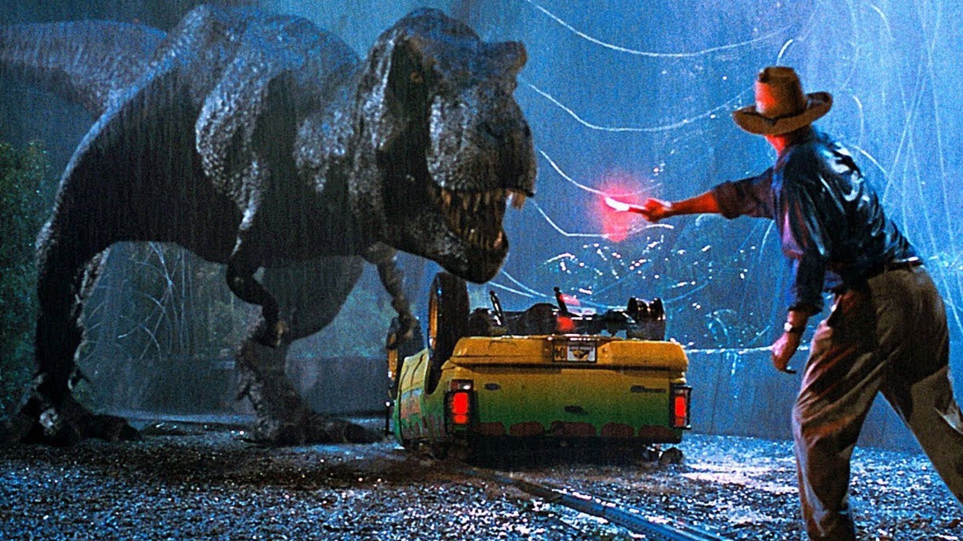 Escape Jurassic Park momentos icónicos