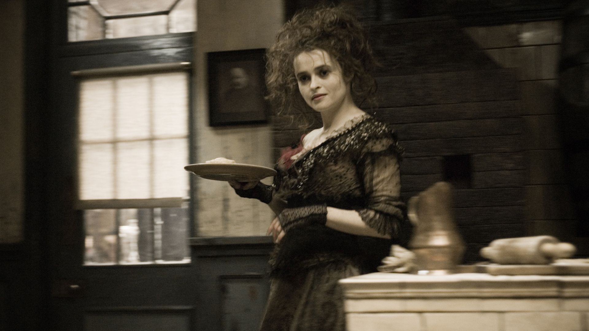 Helena Bonham Carter repostería y canto