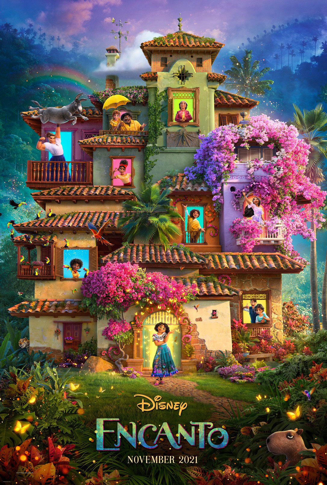 Póster y tráiler de Encanto de Disney 