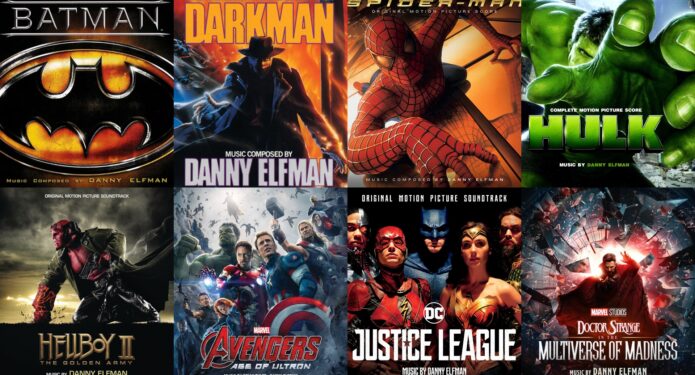 danny elfman scores de peliculas superheroes