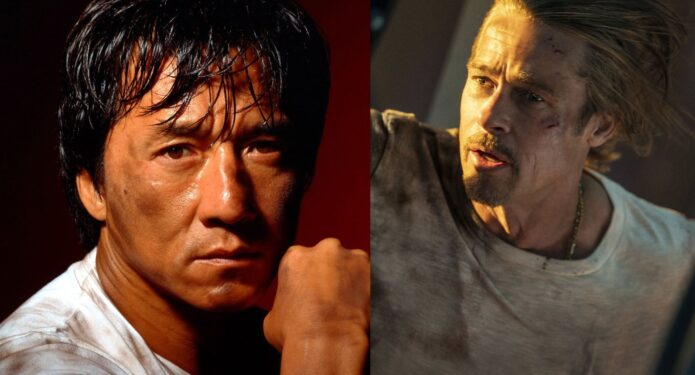 brad pitt reconoce la influencia de jackie chan en tren bala