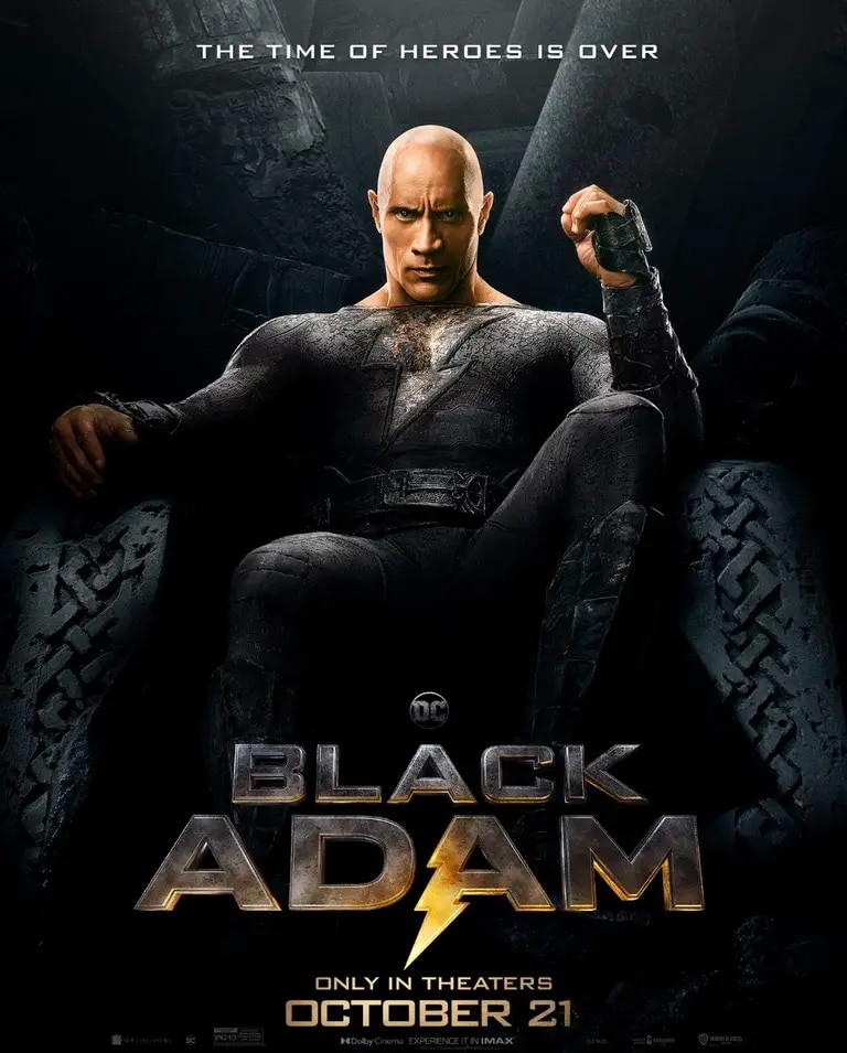 black adam poster