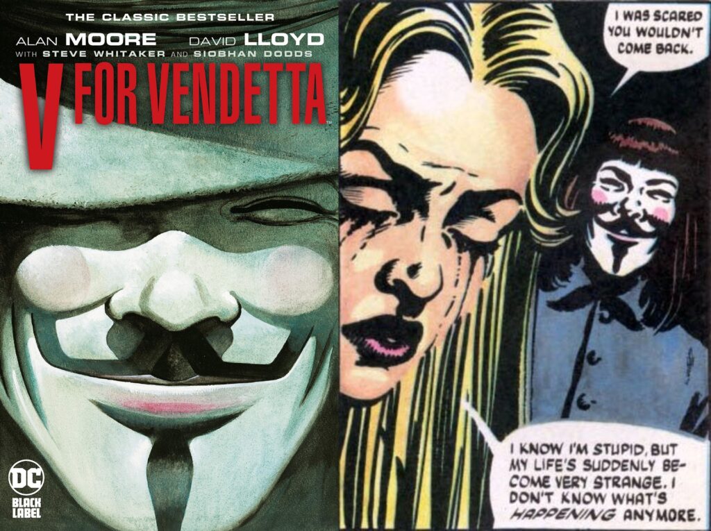 alan moore riesgos superheroes v for vendetta