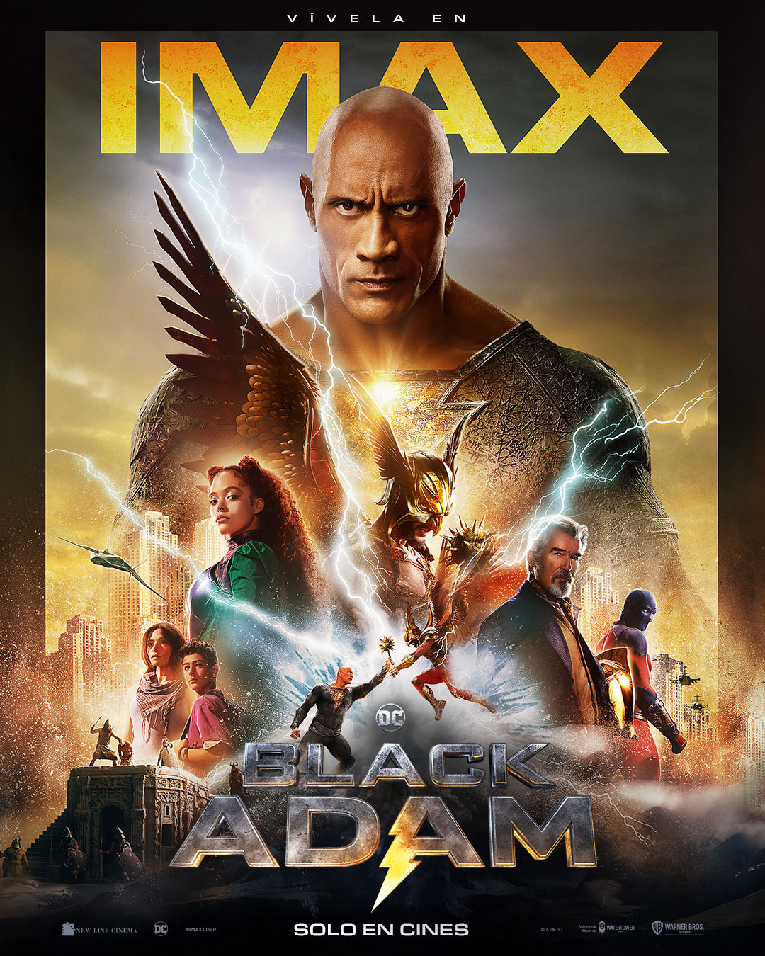 black adam poster imax mexico