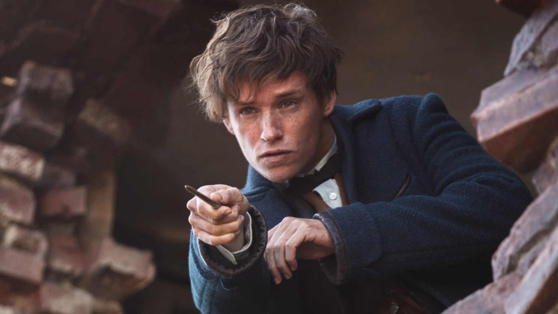 eddie redmayne como newt scamander en animales fantasticos 1