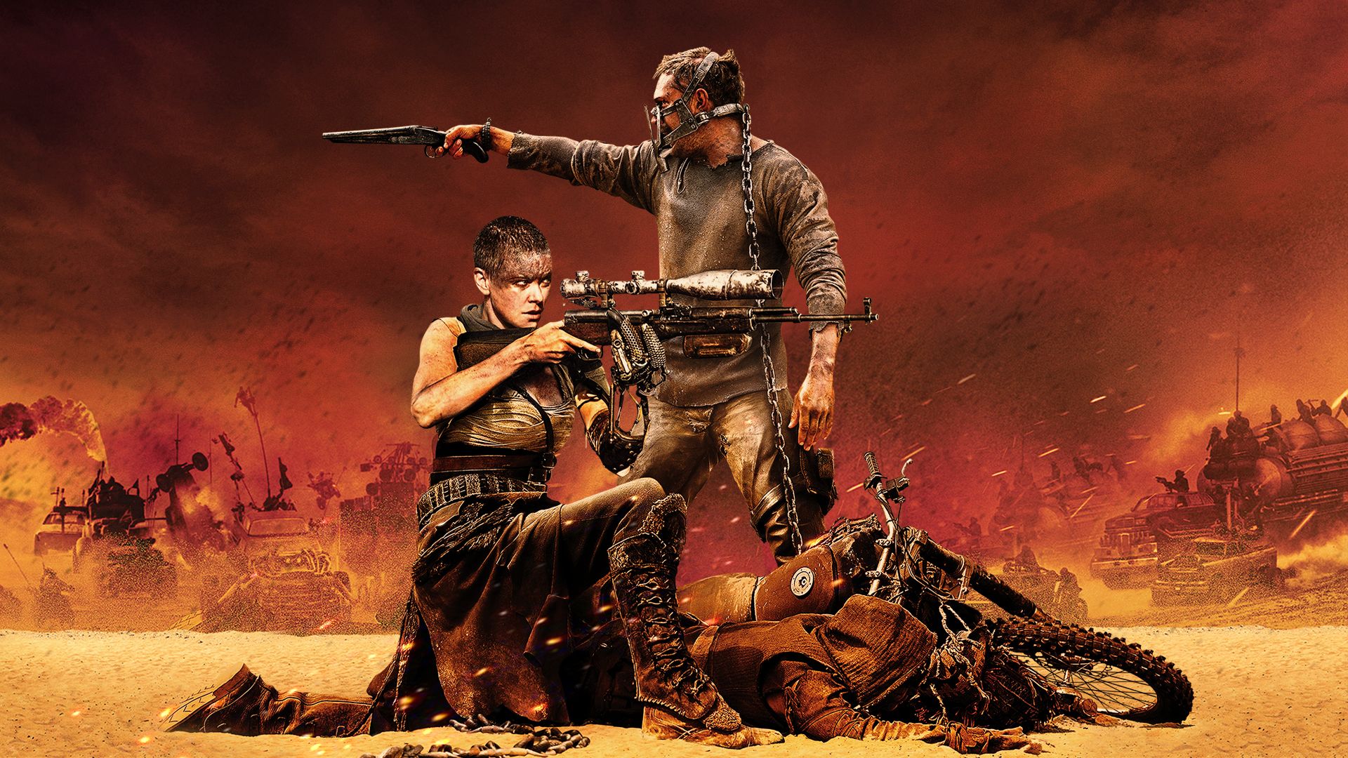 poster promocional de mad max fury road 2