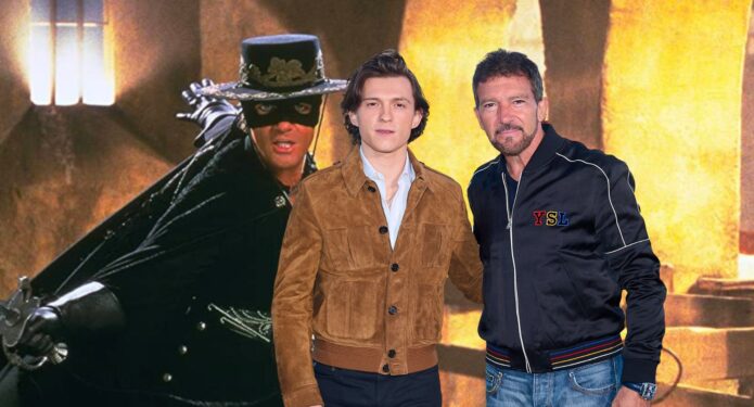 1 antonio banderas quiere a tom holland como su sucesor en el zorro