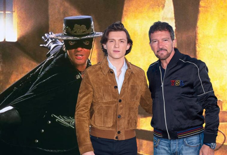 Antonio Banderas quiere que Tom Holland sea el nuevo Zorro