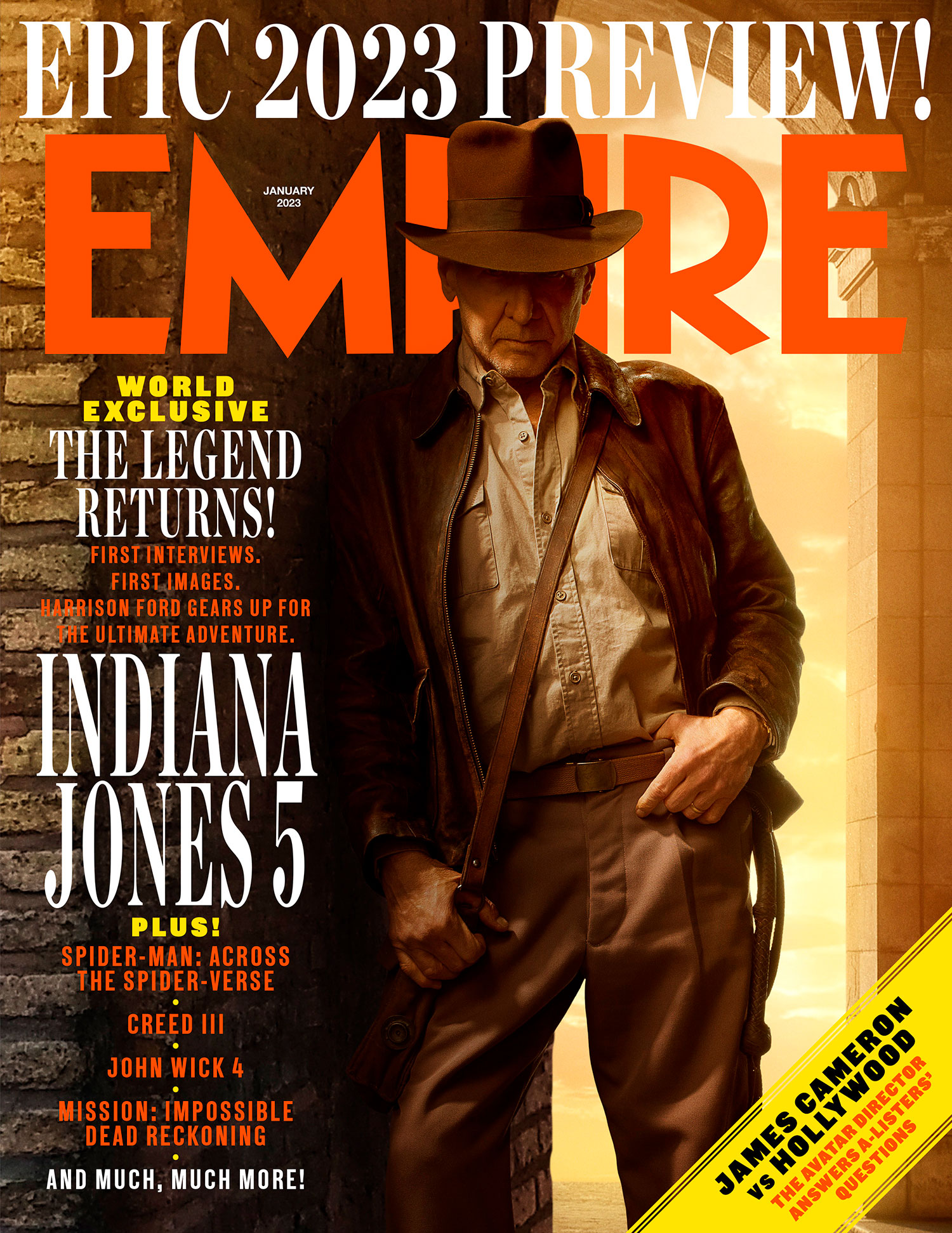 indiana jones 5 portada empire noviembre 2022