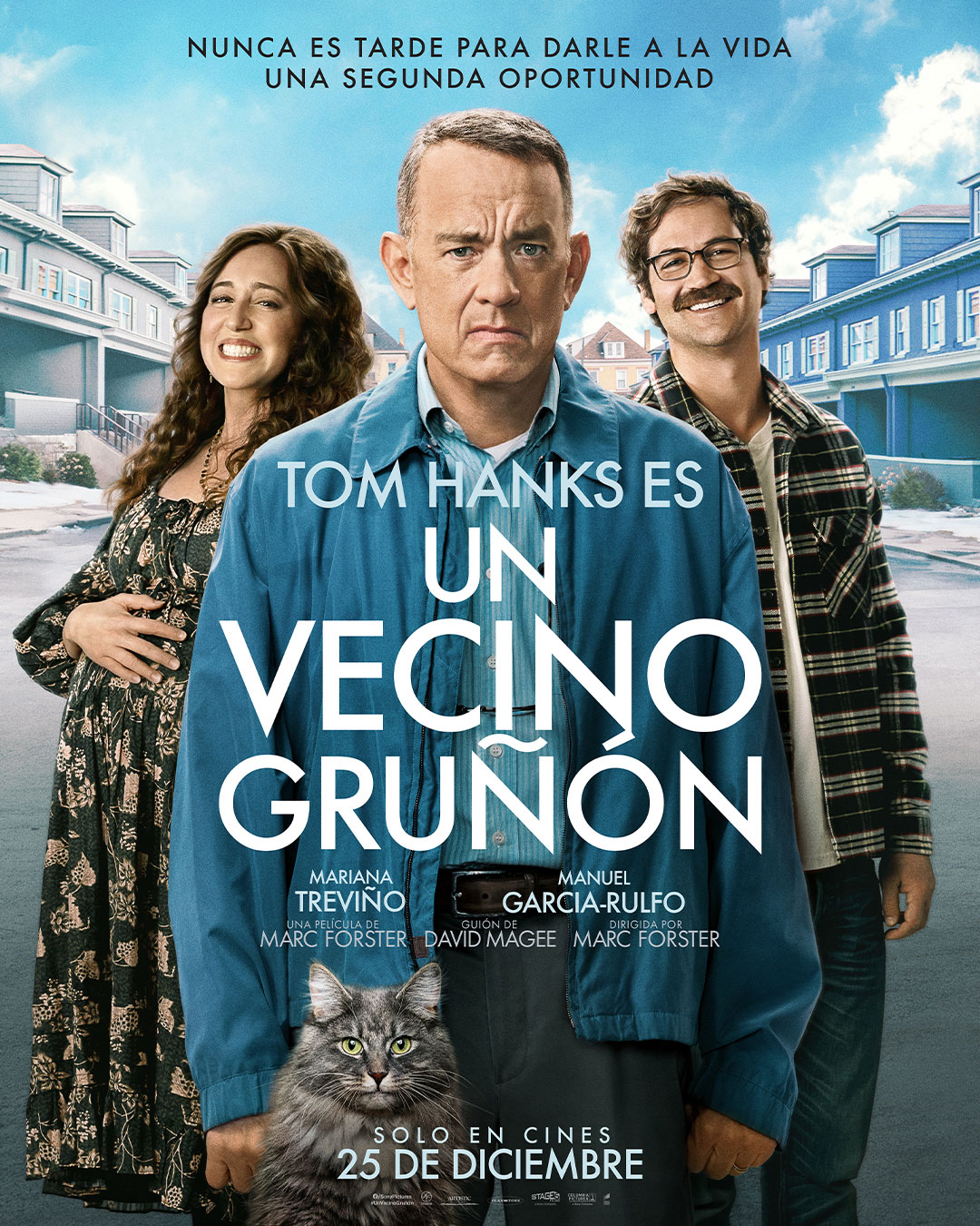 Tom Hanks es Un Vecino Gruñón! Chequen el póster de su próxima película con  Mariana Treviño - Paloma & Nacho
