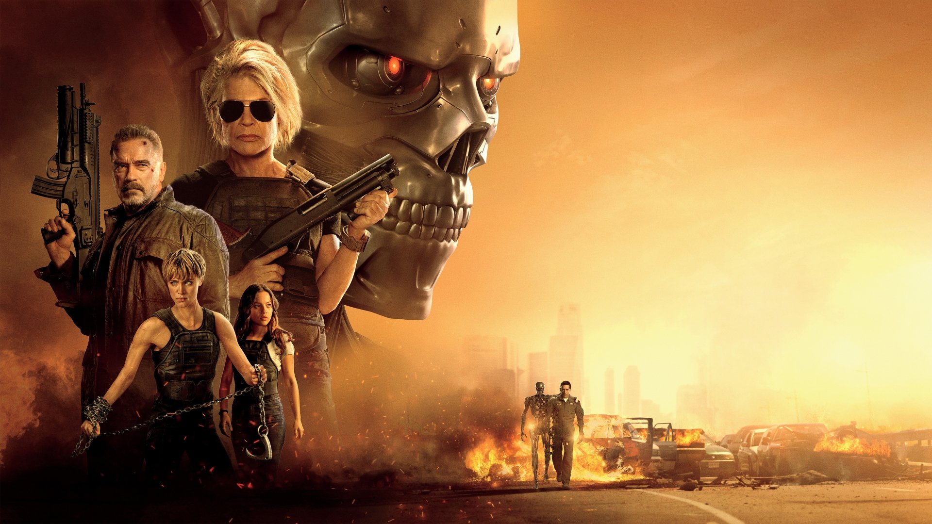 terminator destino oscuro arnold schwarzenegger linda hamilton main