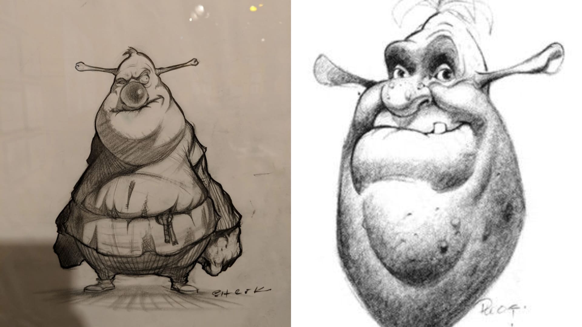 diseño original de shrek