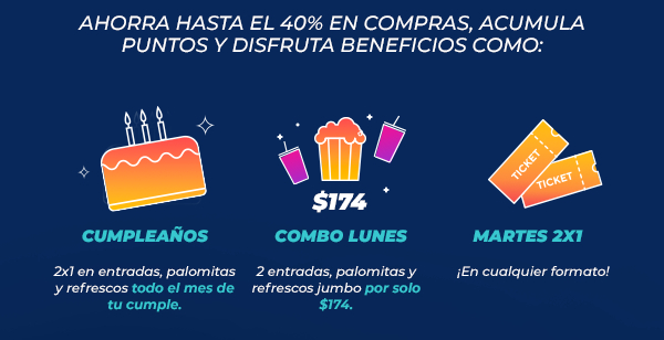 cinépolis app gratis beneficios entradas, palomitas y refrescos