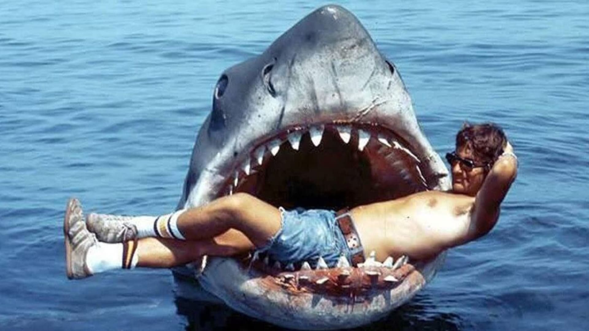 Detrás de cámaras Jaws película 