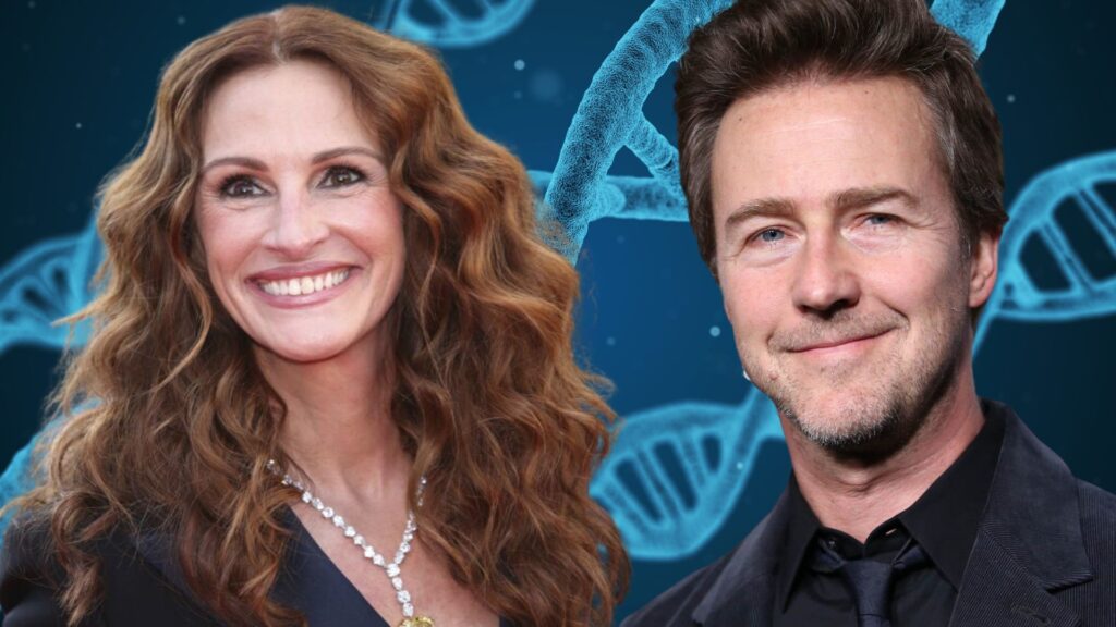 Según estudio Julia Roberts y Edward Norton son familiares lejanos