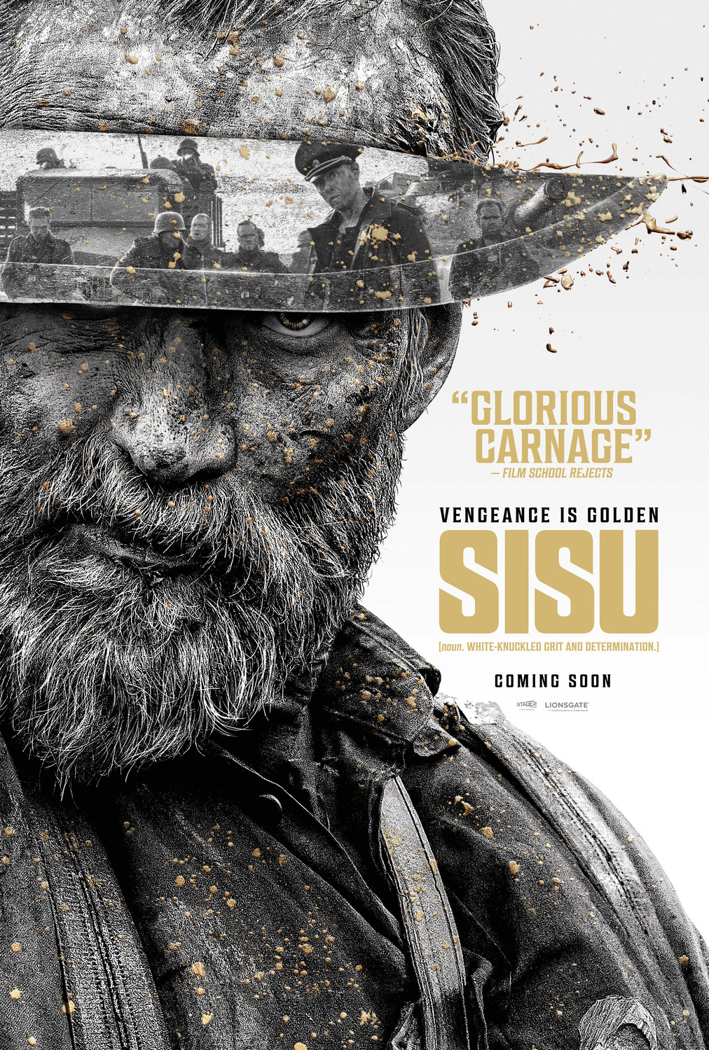 Sisu película póster en inglés 