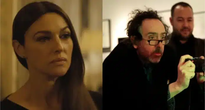 Tim Burton y Monica Bellucci novios