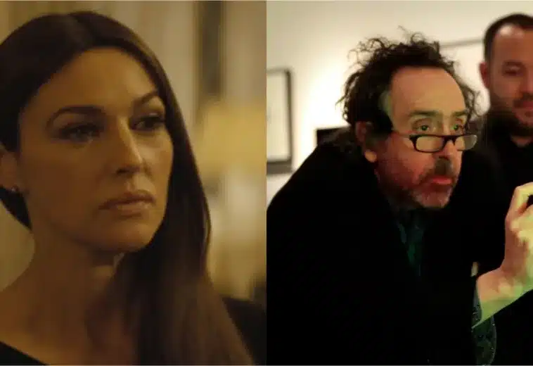 Captan a Tim Burton y Monica Bellucci de romance por París