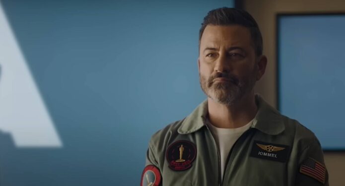 top gun maverick jimmy kimmel oscar tom cruise