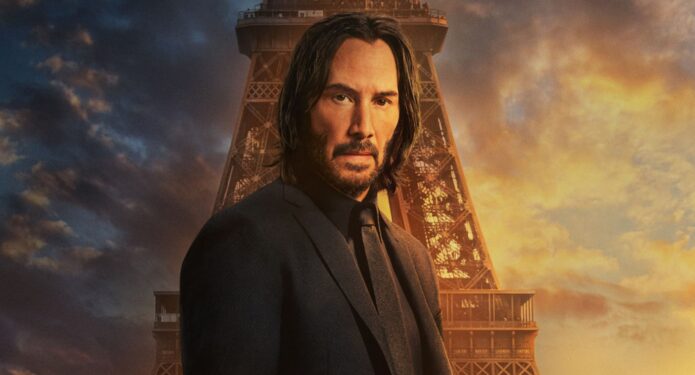 john wick 4 poster nuevo oficial cerca del estreno keanu reeves week wick