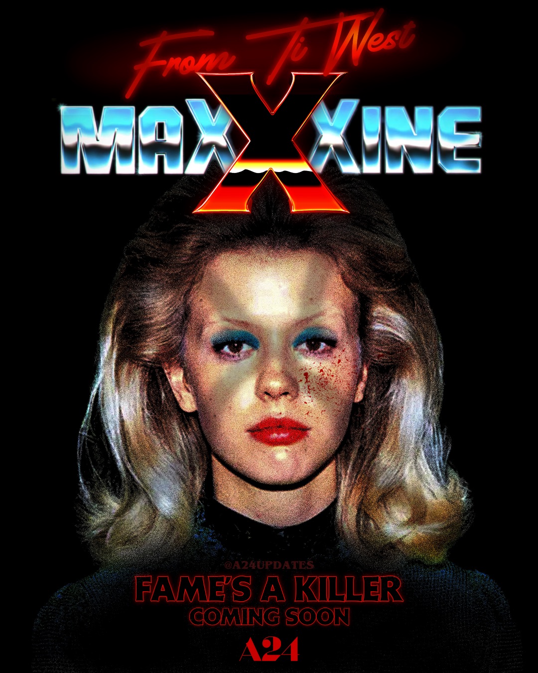 Maxxine trilogía Ti West póster