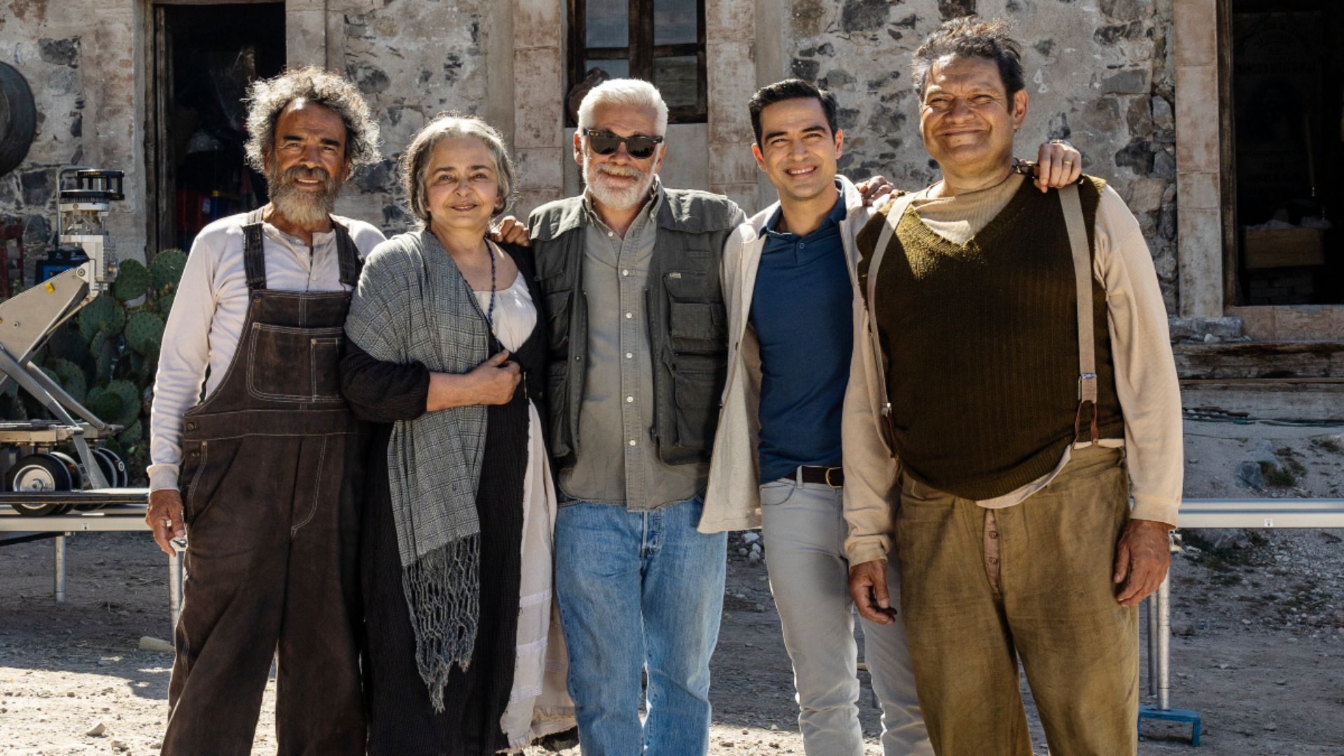 Luis Estrada, Damián Alcázar, Poncho Herrera, Ana Martín y Joaquín Cosío 