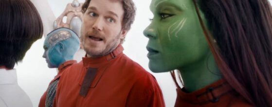 Chris Pratt y Zoe Saldaña