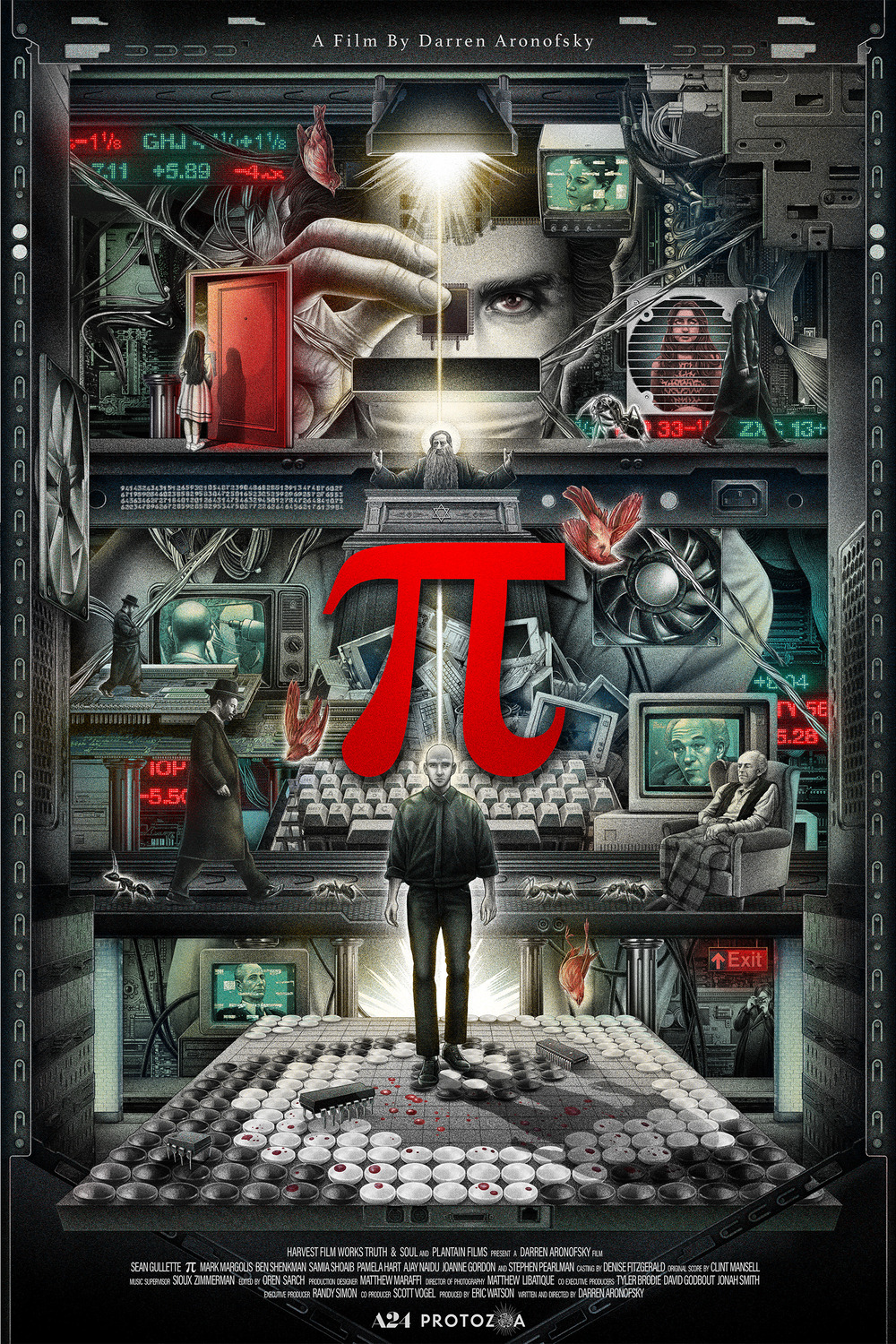 pi orden del caos poster 25 aniversario darren aronofsky