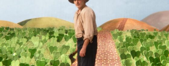 imagen surreal de Joaquin Phoenix en la pelicula beau tiene miedo