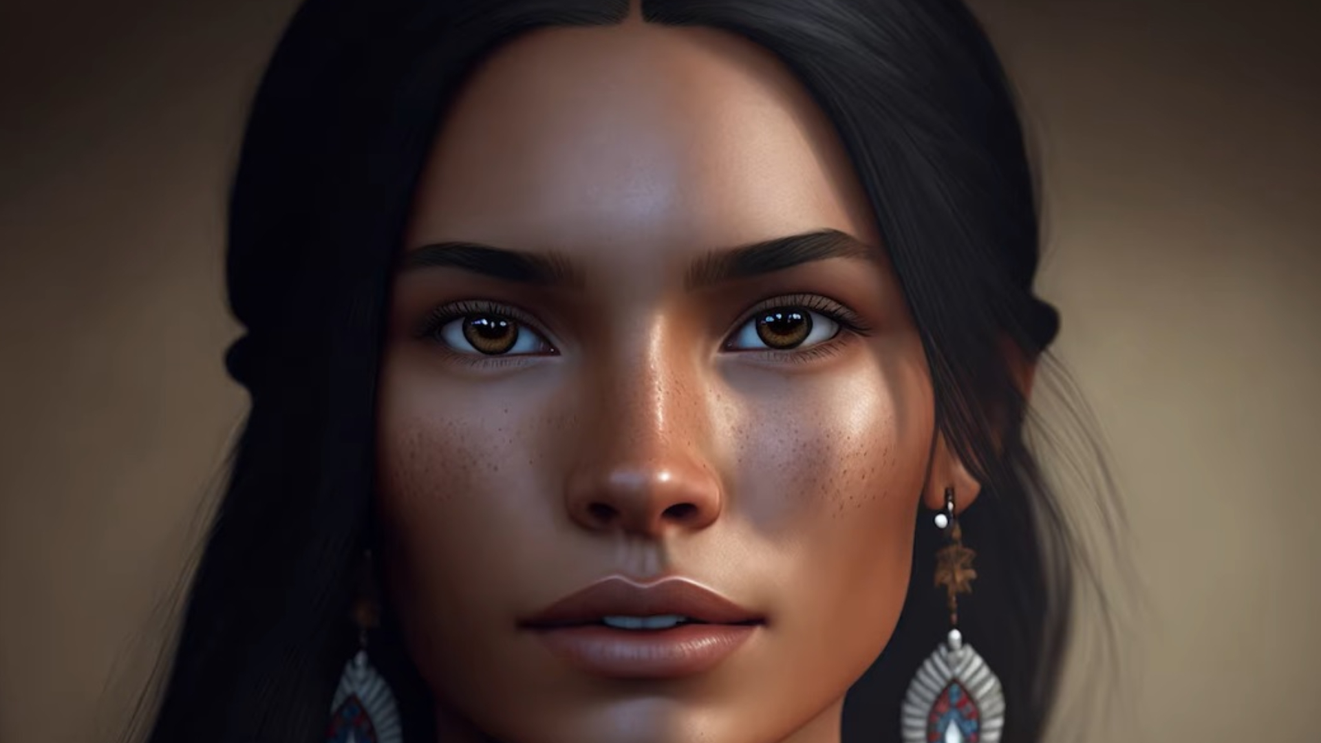 pocahontas-retrato-humano-princesas-disney 