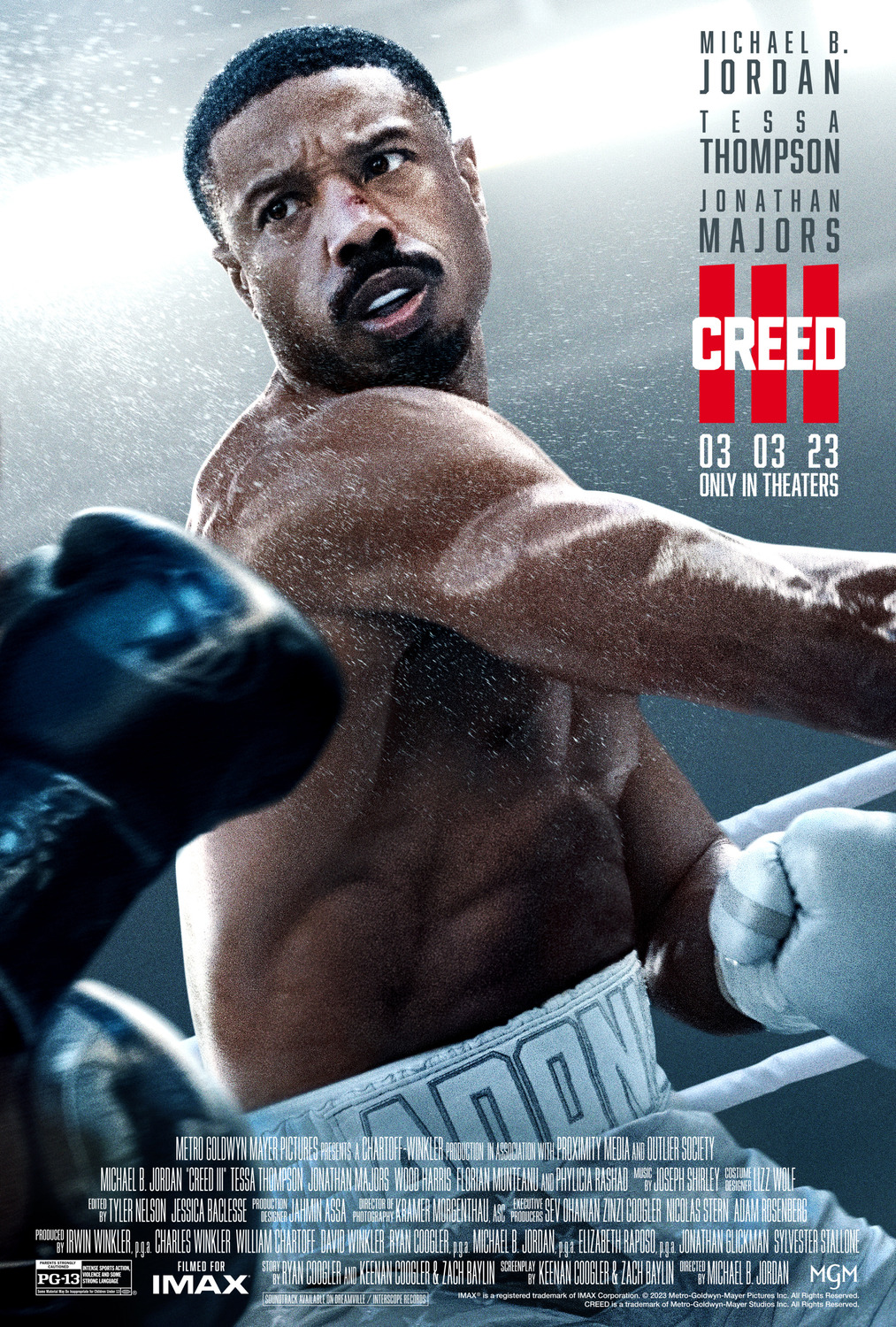 poster nuevo creed iii still pelicula michael b jordan 2