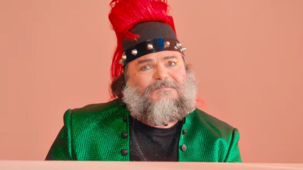 ¡Peaches, peaches, peaches! Jack Black canta en un videoclip de Super Mario Bros La película