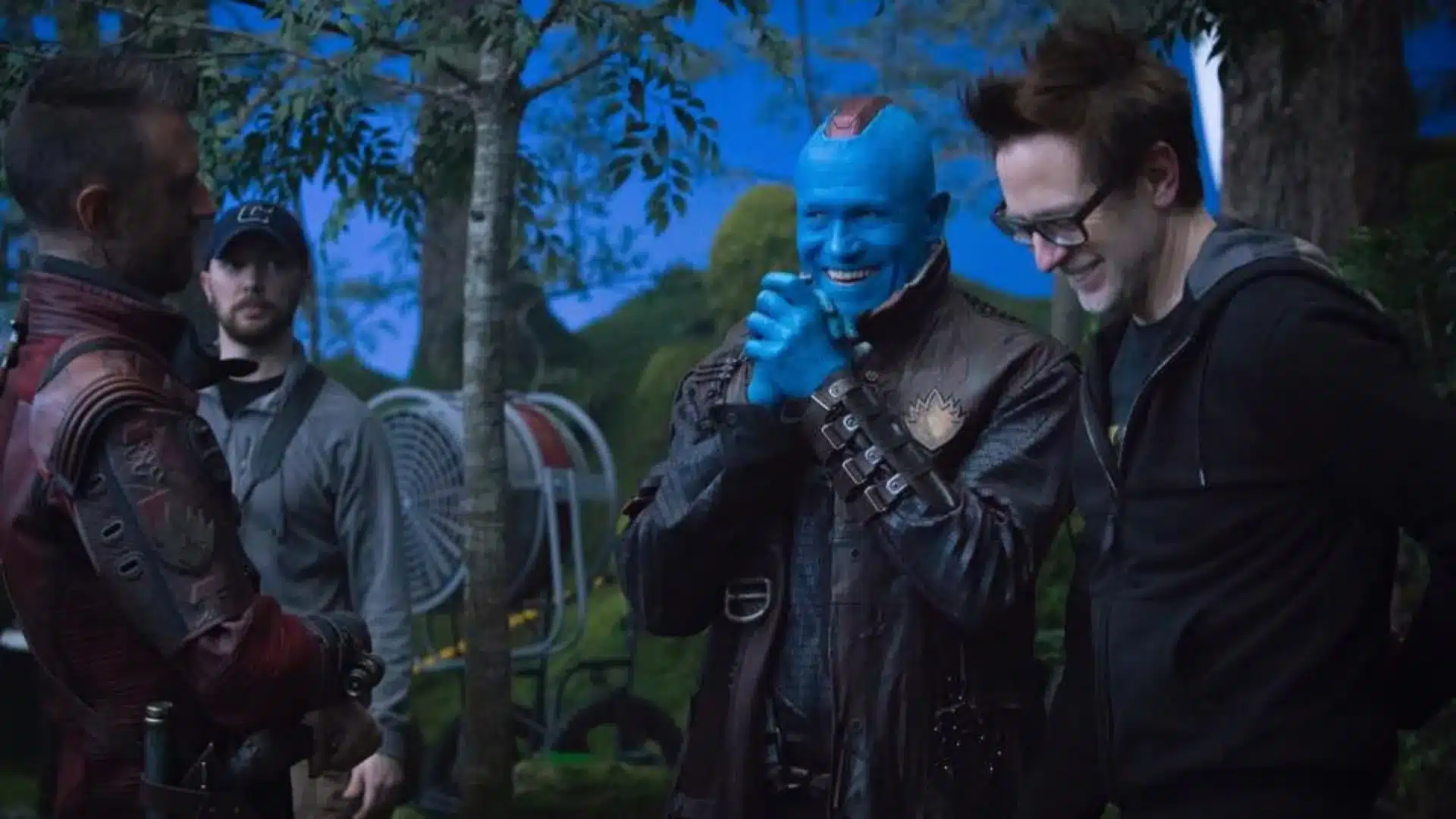 James Gunn en el et de Guardianes de la Galaxia 