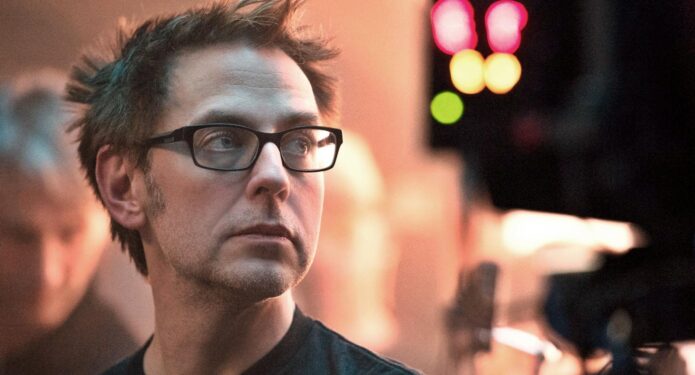 James Gunn en el set de Guardianes de la Galaxia de Marvel Studios