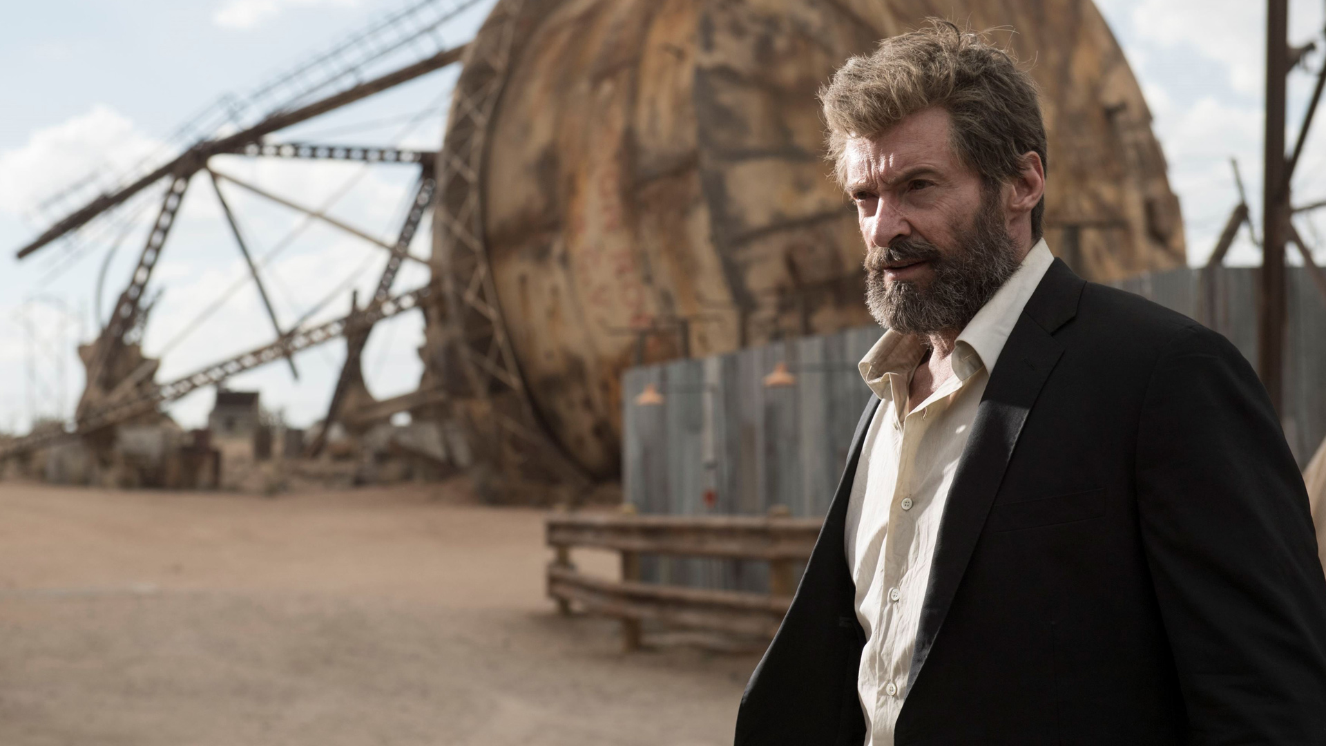 Hugh Jackman como Wolverine en Logan