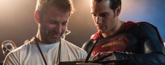 Zack Snyder y Henry Cavill en El hombre de acero Superman de Zack Snyder