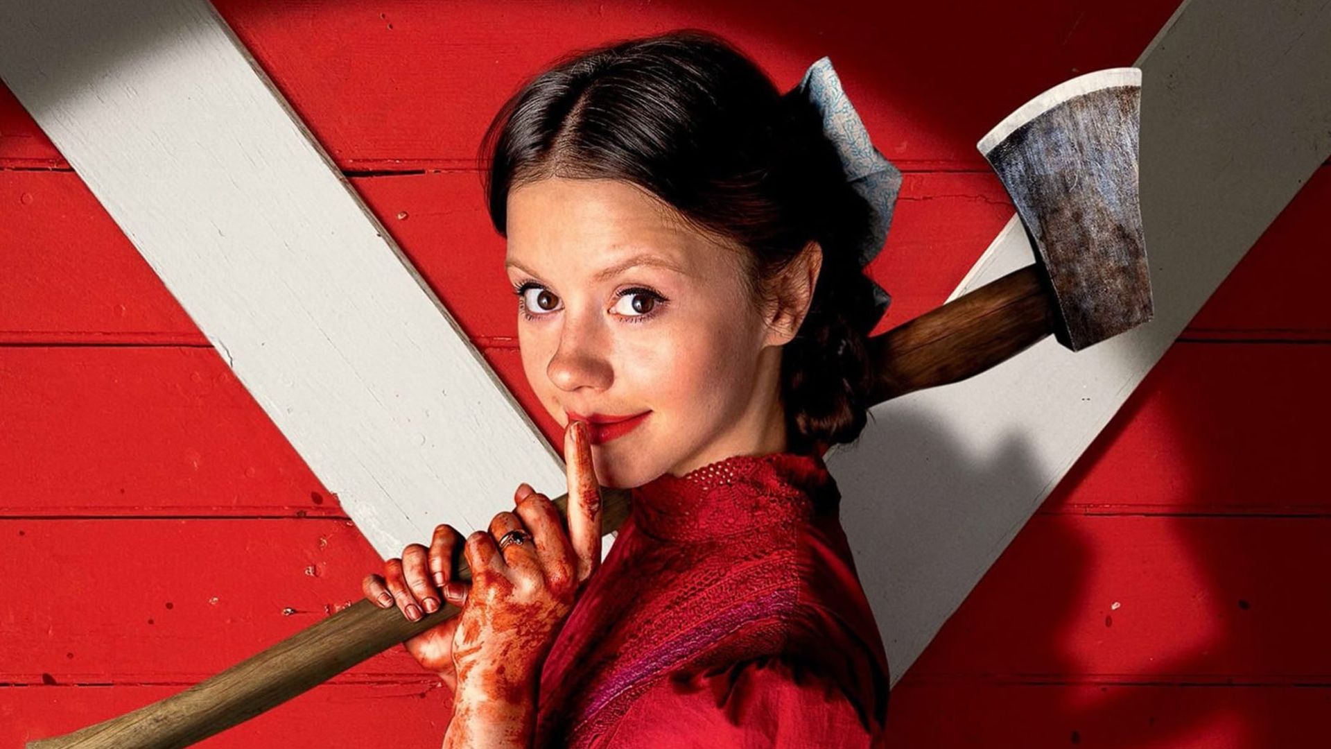 mia goth en poster de pearl pelicula de terror antecede a maxxxine