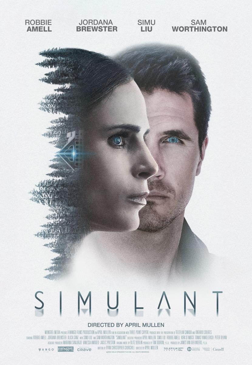 poster promocional de pelicula simulant primer tráiler