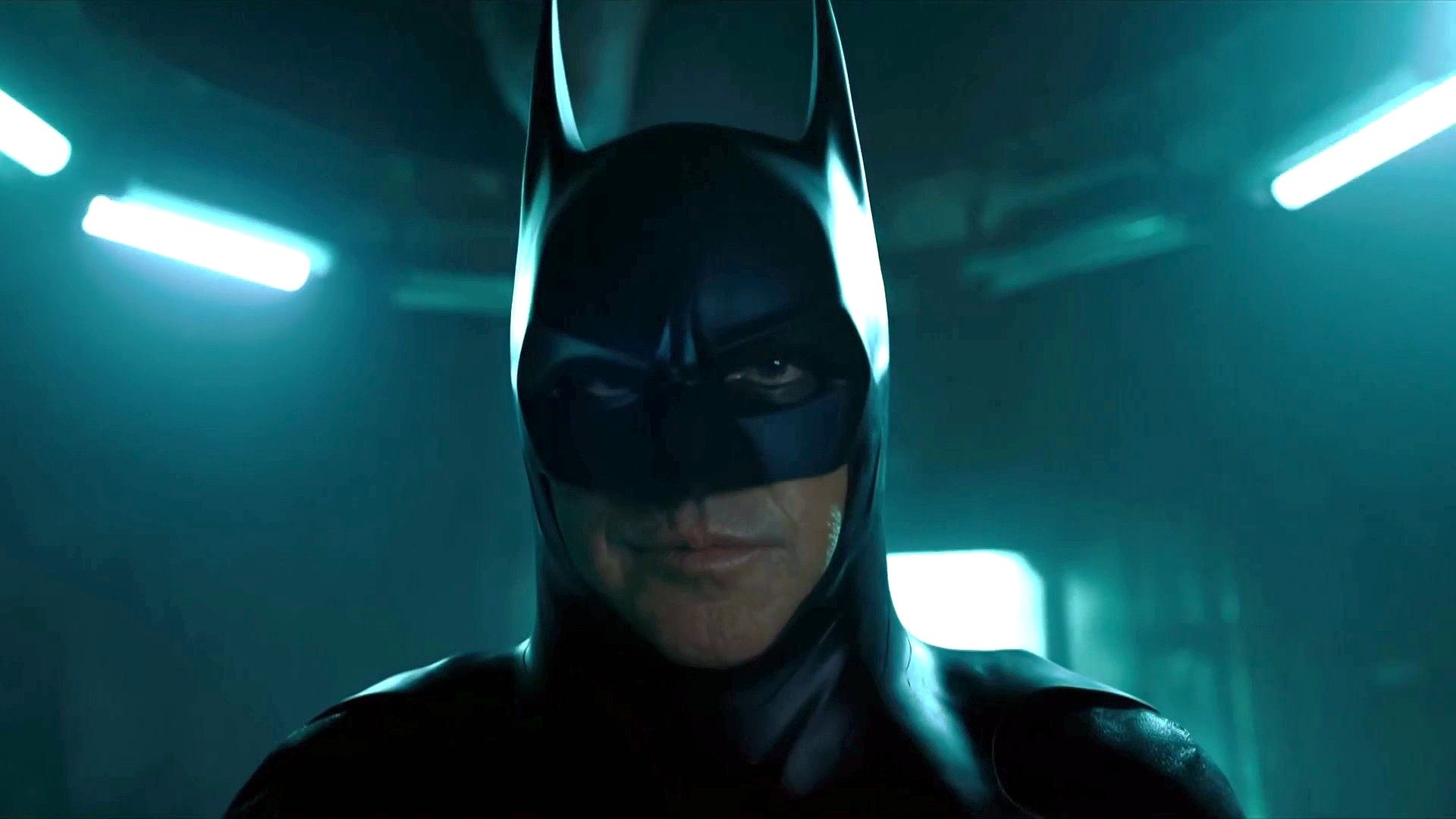 Michael Keaton como Batman en The Flash