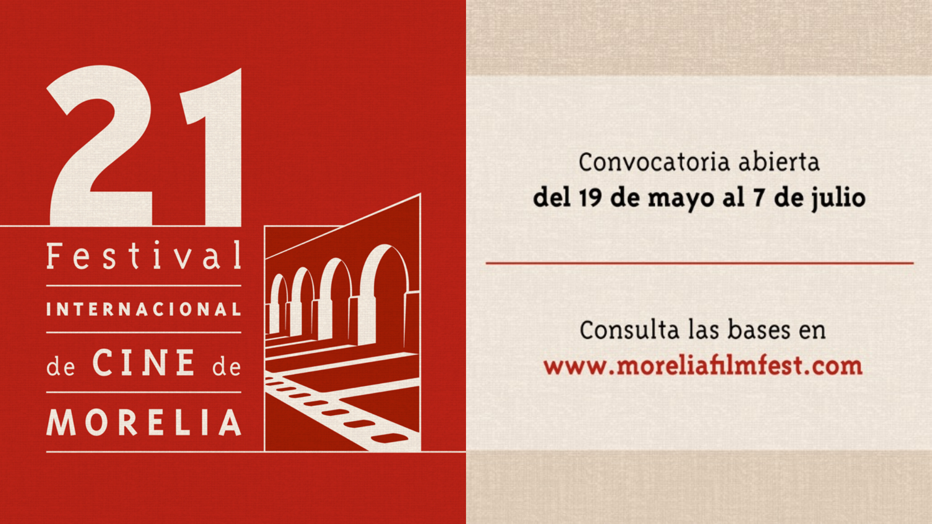 Convocatoria abierta Selección Oficial Festival de Cine de Morelia FICM 2023