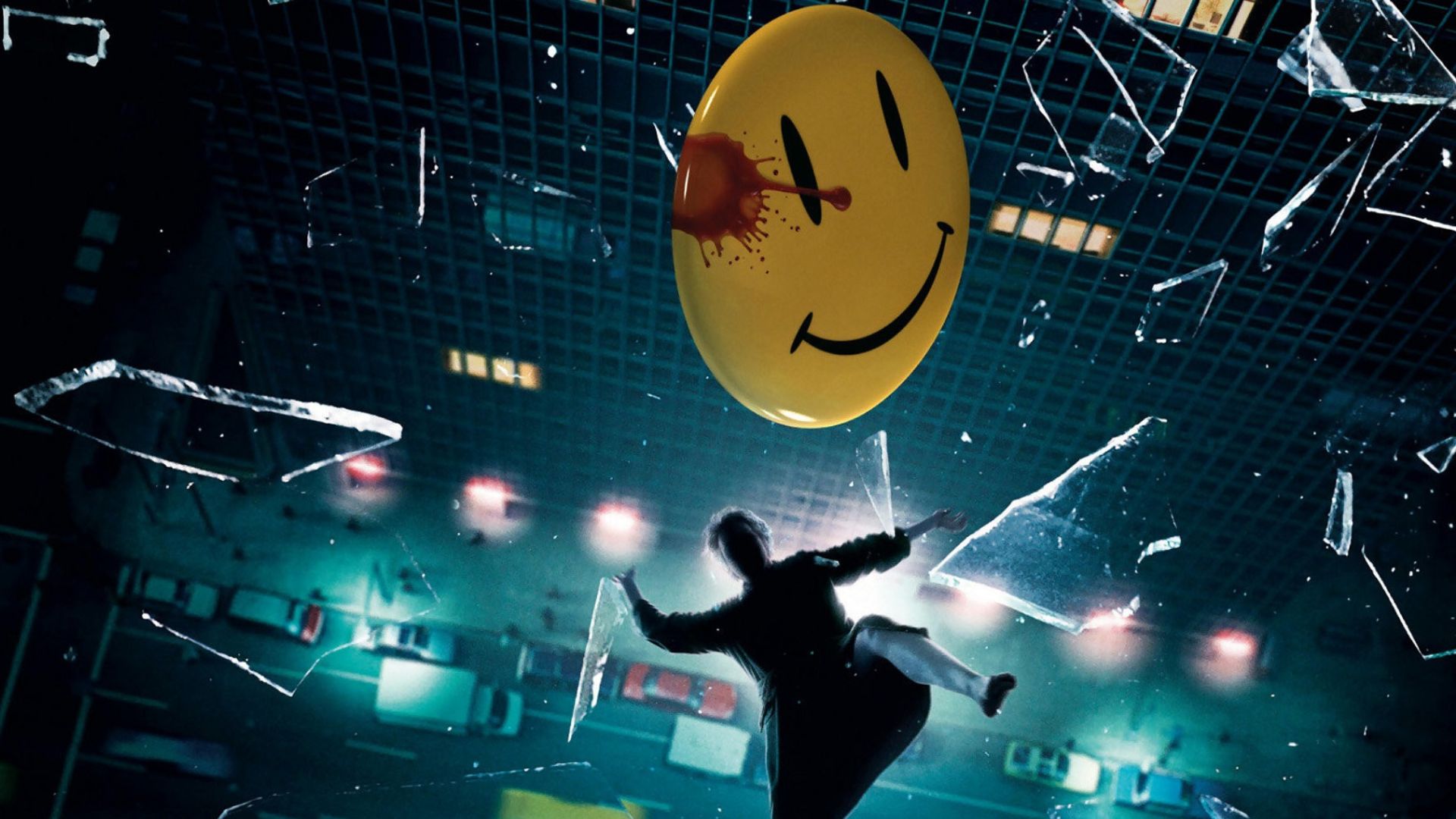 El comediante créditos iniciales Watchmen
