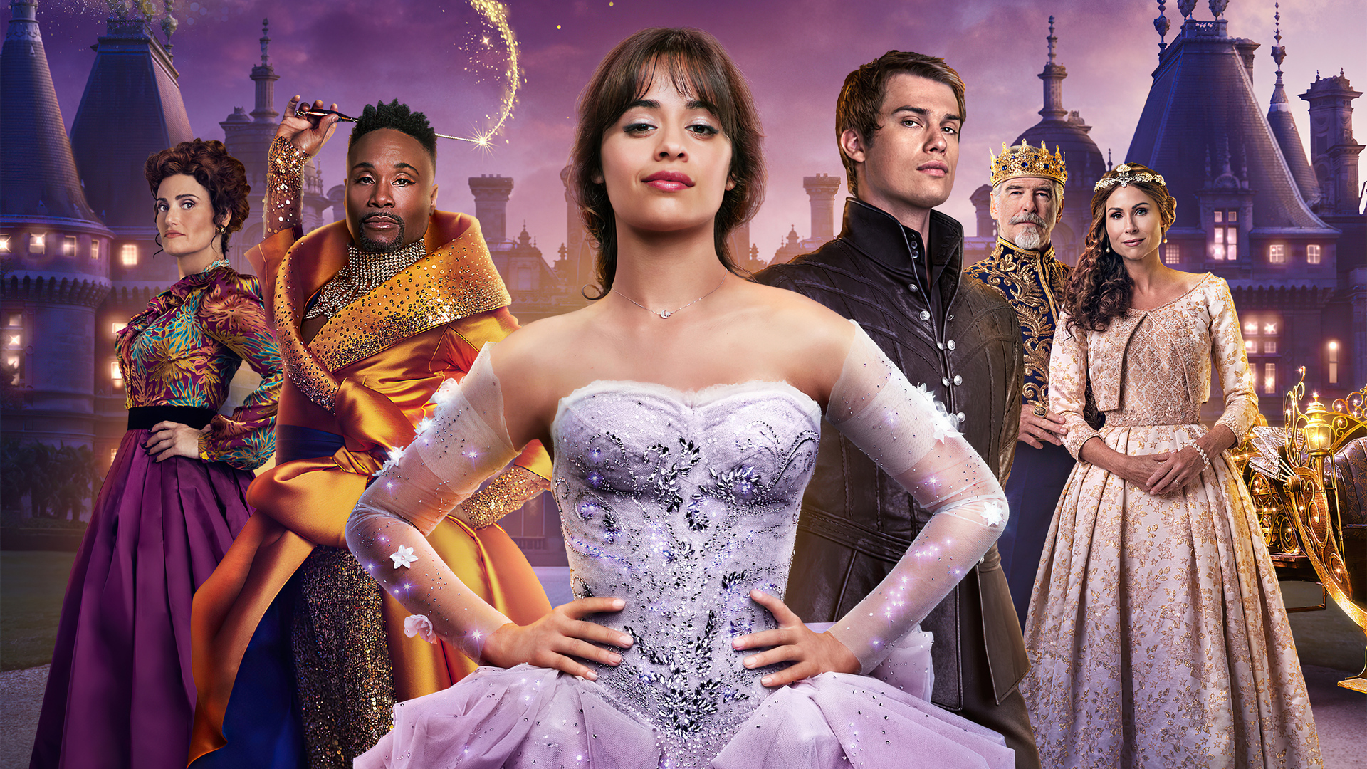 Poster promocional de Cinderella con Camila Cabello