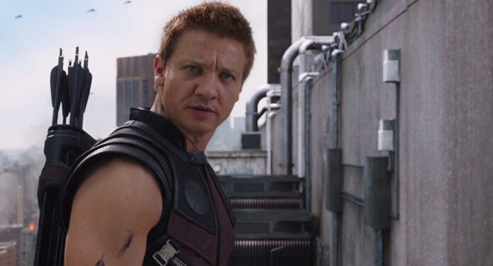 Jeremy Renner como Hawkeye en The Avengers Los Vengadores