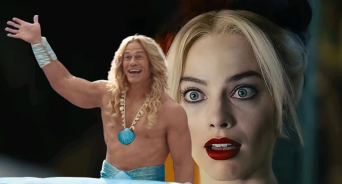 Margot Robbie y John Cena Barbie